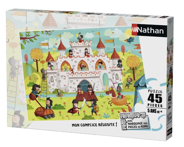 Nathan (86467) - "Knights" - 45 Teile Puzzle