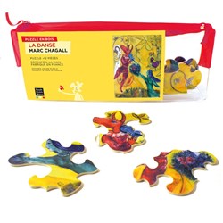 Puzzle Michele Wilson (W64-12) - Marc Chagall: "Der Tanz" - 12 Teile Puzzle