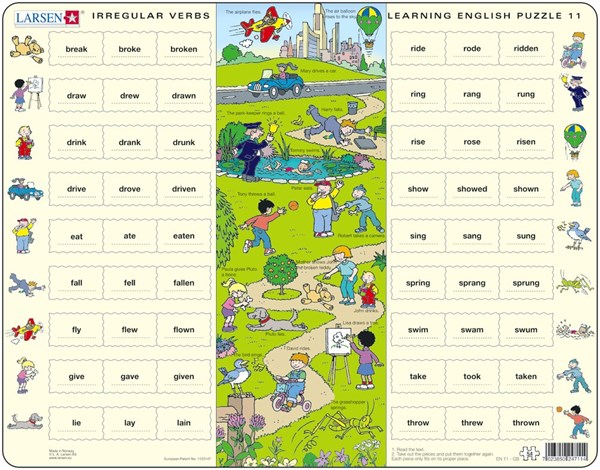 Larsen (EN11) - "Learning English 11" - 54 Teile Puzzle