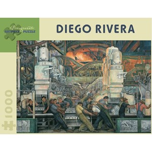 Pomegranate (AA421) - Diego Rivera: "Detroit Industry" - 1000 Teile Puzzle