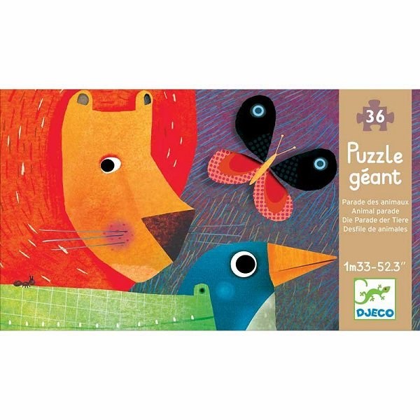 Djeco (07171) - "Animal Parade" - 24 Teile Puzzle