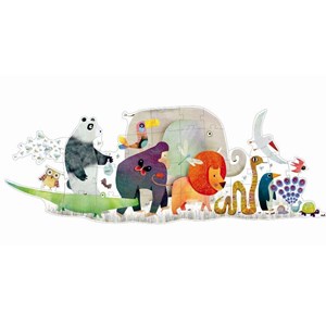 Djeco (07171) - "Animal Parade" - 24 Teile Puzzle