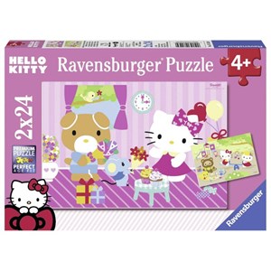 Ravensburger (09101) - "Hello Kitty und ihre Freunde" - 24 Teile Puzzle