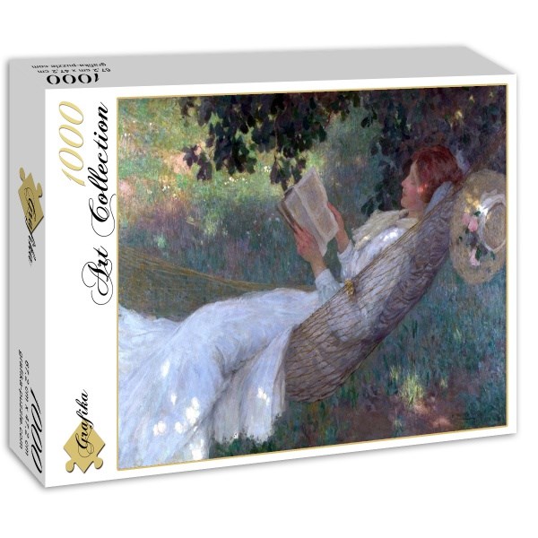 Grafika (00259) - E. Phillips Fox: "A Love Story, 1903" - 1000 Teile Puzzle