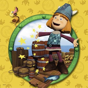 Ravensburger (09409) - "Wickie der kleine Wikinger" - 49 Teile Puzzle