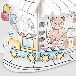 Cubic Fun (P693h) - "Spielzeughaus" - 18 Teile Puzzle