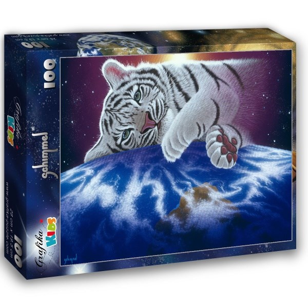 Grafika Kids (01657) - Schim Schimmel: "Cuddle Time" - 100 Teile Puzzle