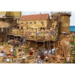 Grafika Kids (00871) - François Ruyer: "Castle" - 100 Teile Puzzle