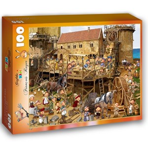 Grafika Kids (00871) - François Ruyer: "Castle" - 100 Teile Puzzle
