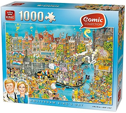 King International (05132) - "Amsterdam Queen's Day" - 1000 Teile Puzzle