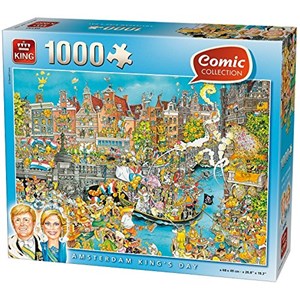 King International (05132) - "Amsterdam Queen's Day" - 1000 Teile Puzzle