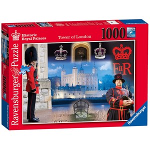 Ravensburger (19581) - "Historic Royal Palaces, The Tower of London" - 1000 Teile Puzzle