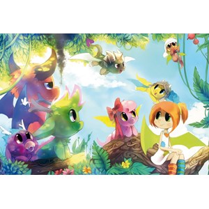 Schmidt Spiele (56114) - "7 Drachen" - 48 Teile Puzzle