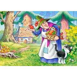 Castorland (B-04362) - "Schneewittchen und die sieben Zwerge" - 30 40 50 60 Teile Puzzle