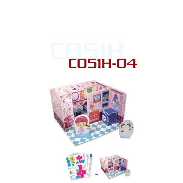 Cubic Fun (C051-04H) - "Badezimmer" - 41 Teile Puzzle