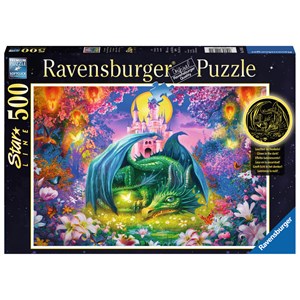 Ravensburger (14931) - "Im Drachenwald" - 500 Teile Puzzle