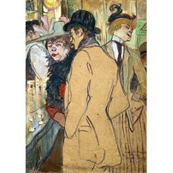 Grafika (01992) - Henri de Toulouse-Lautrec: "Alfred la Guigne, 1894" - 1000 Teile Puzzle