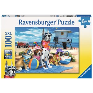 Ravensburger (10526) - Howard Robinson: "No Dogs on the Beach" - 100 Teile Puzzle