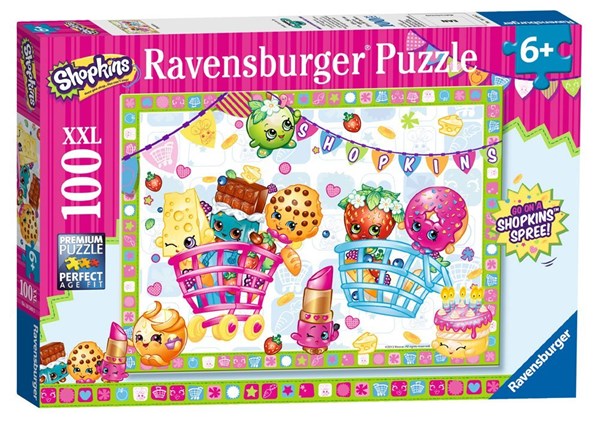 Ravensburger (10589) - "Shopkins" - 100 Teile Puzzle