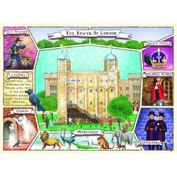 Ravensburger (10784) - "The Tower of London" - 100 Teile Puzzle