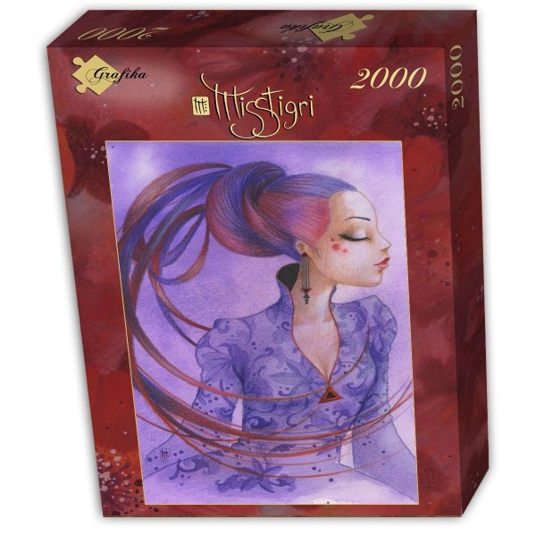 Grafika (T-00123) - Misstigri: "Violette" - 2000 Teile Puzzle