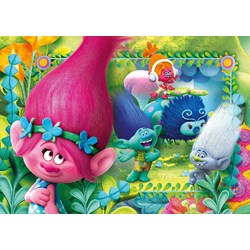 Clementoni (27961) - "Trolls, Du bist eingeladen" - 104 Teile Puzzle