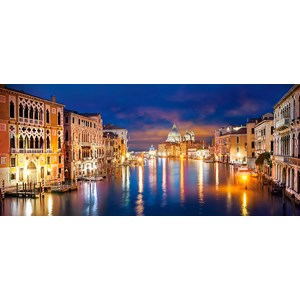 Castorland (B-060245) - "Canal Grande in Venedig bei Nacht" - 600 Teile Puzzle