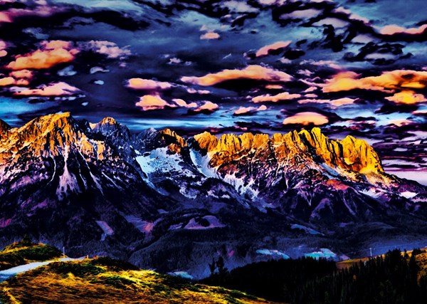 Schmidt Spiele (59333) - Michael von Hassel: "Gebirgslandschaft" - 1000 Teile Puzzle