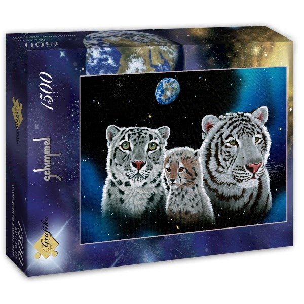 Grafika (T-00418) - Schim Schimmel, William Schimmel: "Gentle Family" - 1500 Teile Puzzle