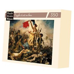 Puzzle Michele Wilson (A460-350) - Eugene Delacroix: "La Liberté Guidant le Peuple" - 350 Teile Puzzle
