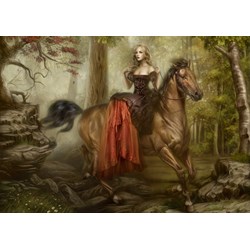 Grafika (T-00063) - Cris Ortega: "Wandering the Trail of Tears" - 1000 Teile Puzzle