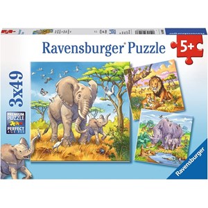 Ravensburger (08003) - "Wilde Giganten" - 49 Teile Puzzle