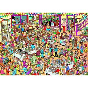 Jumbo (01489) - Jan van Haasteren: "Special Birthday" - 1000 Teile Puzzle