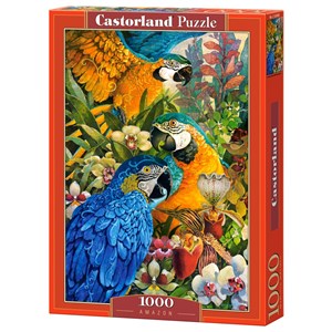 Castorland (C-103485) - David Galchutt: "Amazonas Vögel" - 1000 Teile Puzzle