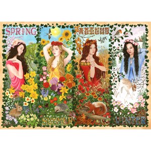 The House of Puzzles (4203) - "Four Seasons" - 1000 Teile Puzzle