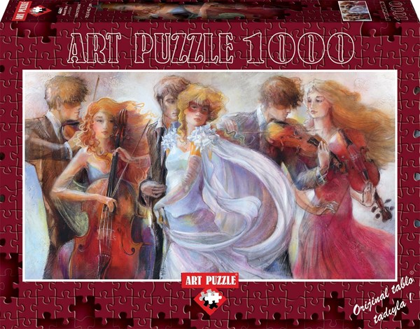 Art Puzzle (4441) - "Musiker in ihrem Element" - 1000 Teile Puzzle