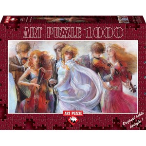 Art Puzzle (4441) - "Musiker in ihrem Element" - 1000 Teile Puzzle