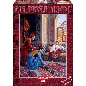 Art Puzzle (4305) - "Die Teppichhändler bieten ihre Ware an" - 1000 Teile Puzzle