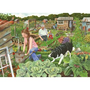 The House of Puzzles (4012) - "Helping Grandad" - 1000 Teile Puzzle