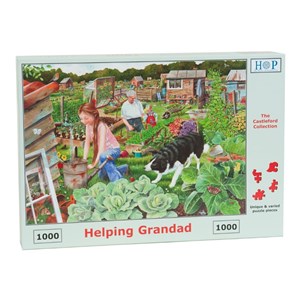 The House of Puzzles (4012) - "Helping Grandad" - 1000 Teile Puzzle