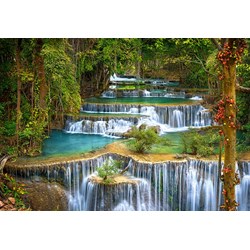 Castorland (C-103782) - "Paradiesische Wasserfälle" - 1000 Teile Puzzle