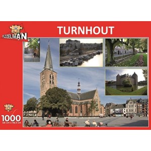 PuzzelMan (647) - "Belgien, Turnhout" - 1000 Teile Puzzle