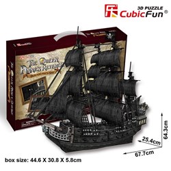 Cubic Fun (T4018H) - "The Queen Anne's Revenge" - 308 Teile Puzzle