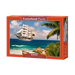 Castorland (C-103430) - "Segeln durch das tropische Paradies" - 1000 Teile Puzzle