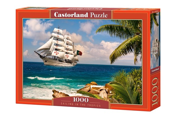 Castorland (C-103430) - "Segeln durch das tropische Paradies" - 1000 Teile Puzzle