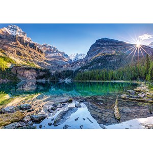 Castorland (C-103638) - "Gebirgssee in Kanada" - 1000 Teile Puzzle
