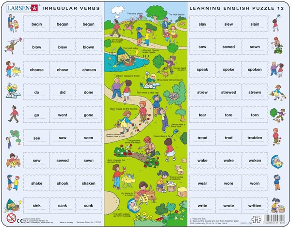 Larsen (EN12) - "Learning English 12" - 54 Teile Puzzle