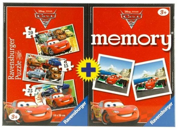 Ravensburger (07227) - "Cars + Memory" - 15 20 25 Teile Puzzle