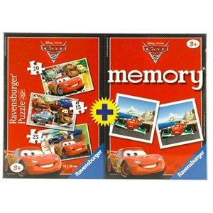 Ravensburger (07227) - "Cars + Memory" - 15 20 25 Teile Puzzle