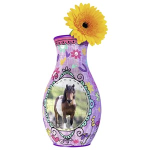 Ravensburger (12052) - "Blumenvase Pferde" - 216 Teile Puzzle